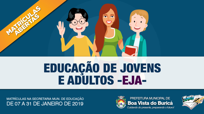 EJA com inscrições abertas